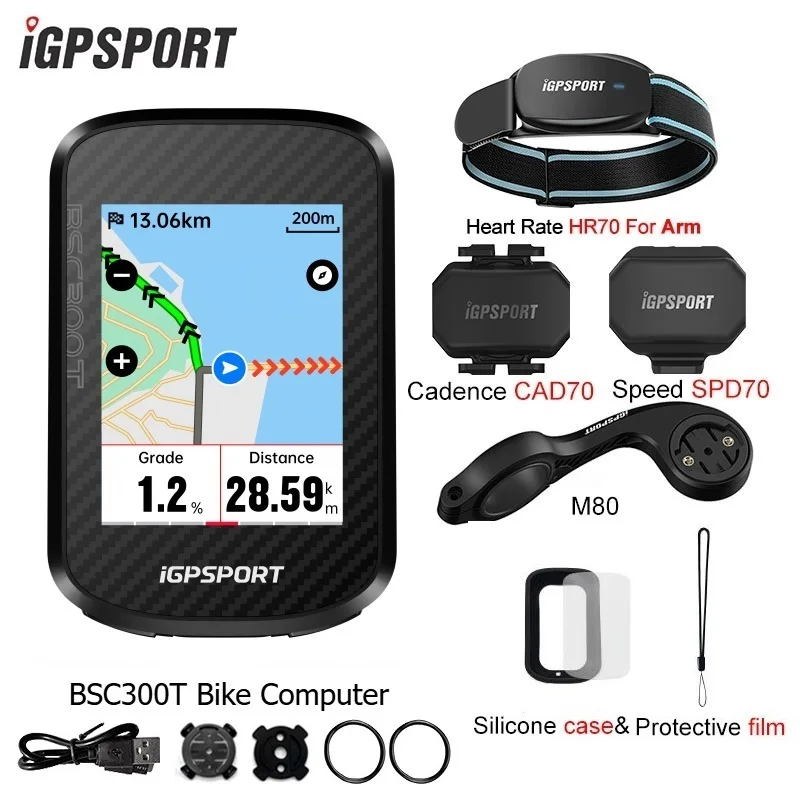 iGPSPORT BSC300T Bike GPS Computer Cycling Wireless Speedmeter