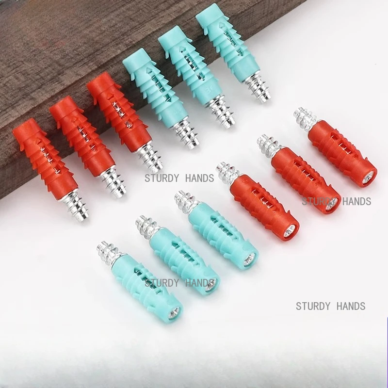50 plastic wrapped iron connectors furniture concealed three in one wardrobe fasteners hardware accessories
