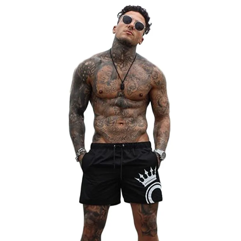 Mens Board Shorts Swimwear Swim Shorts Beach streetwear Swimming Short Pants Swimsuits Mens Running Sports Surffing Shorts Male