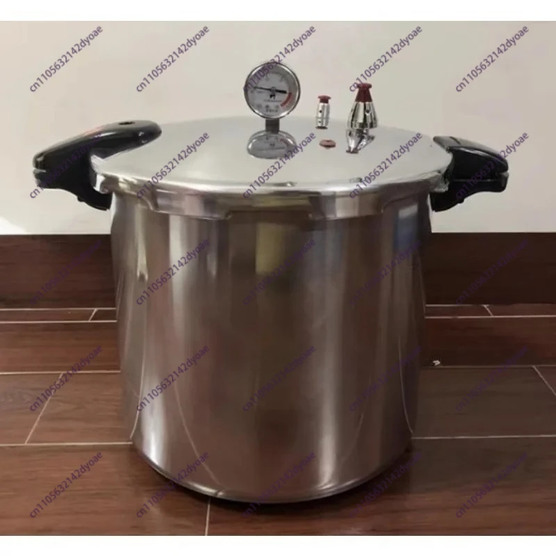 

Pressure Cooker with Meter, Commercial, Large Capacity, with Pressure Gauge, Pressure Cooker, Heightened and Thickened 15L 22L