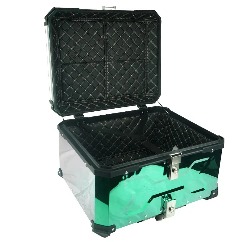 

65L-X Green Cer Box Aluminum Alloy Top Box Motorcycle Tail