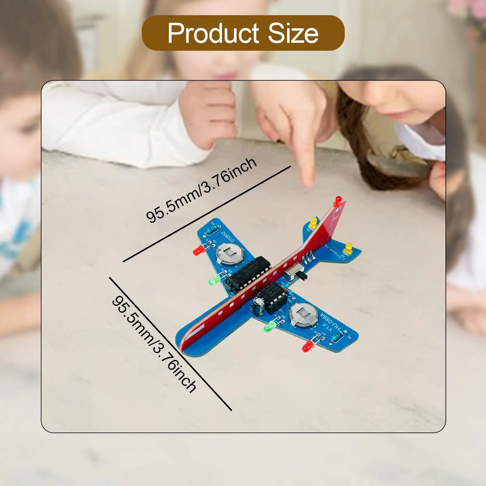 Pratique de soudure électronique de bricolage pour les débutants, Circuit imprimé d'éclairage d'avion