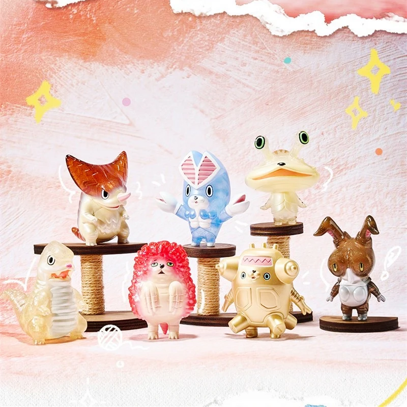 

7-10 см аниме фигурка мини монстр модная игрушка украшение слепая коробка подарки для мальчиков и детей