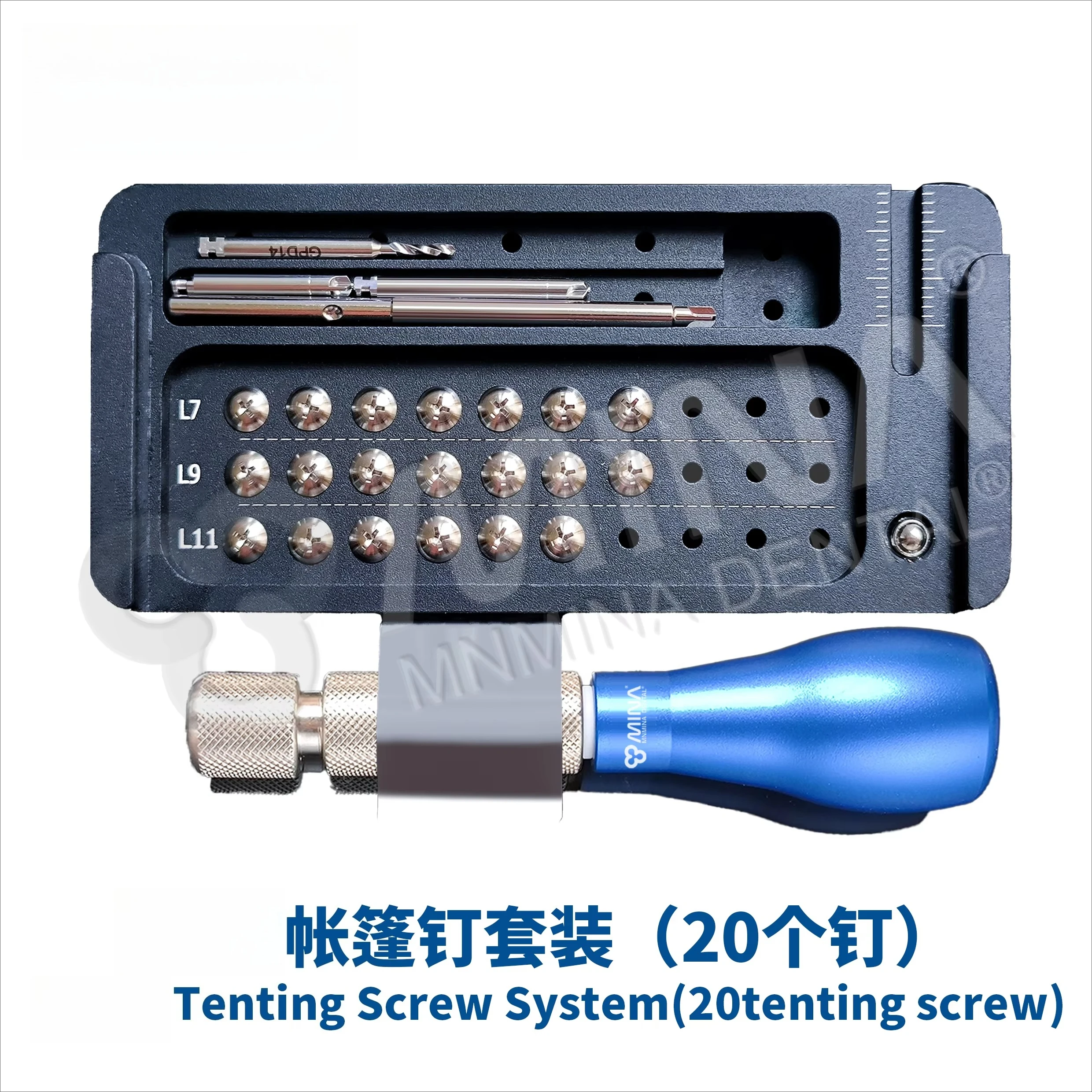 Dental Support Surgical Instruments Kit 20-piece Tenting Screw System