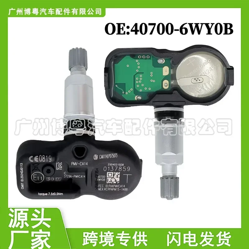 

For 40700-6WY0B TPMS Tire Pressure Sensor Compatible with 2010-2019 Nissan Vehicles