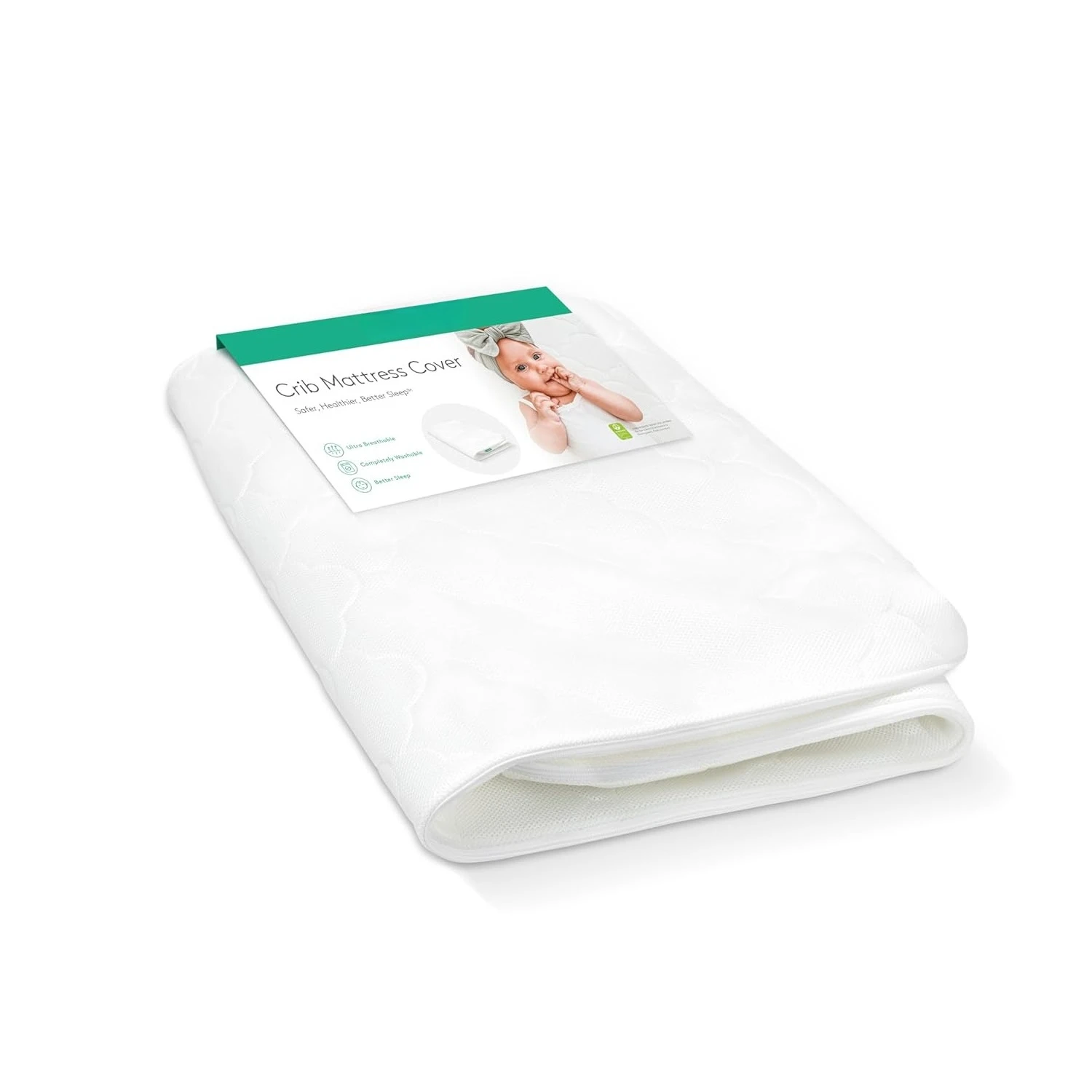 

Сменный чехол для матраса детской кроватки, на молнии | Ультрадышащие, доказано, снижают риск удушья, безопасные, можно стирать в машине, индивидуальный пошив.