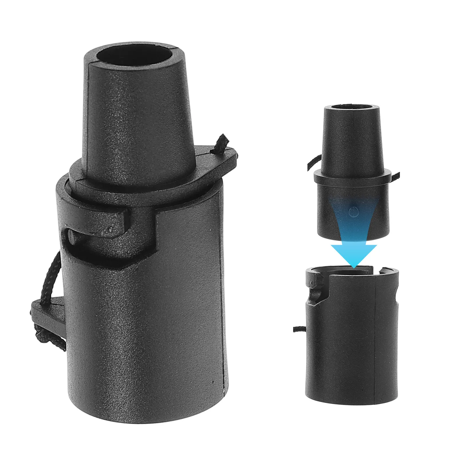 

1Set Inflatable Bed Nozzles Air Pump Attachments for Air Mattress Replacement Nozzles Compact Portable Blow Up Bed Pump Adapter