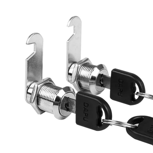 Imagen 2 del producto Juego de llaves rotativas de Metal, botón de bloqueo, cilindro de enclavamiento, armario, casillero de seguridad, 16mm, 20mm, 25mm, 30mm, 35mm, 5/100 juegos