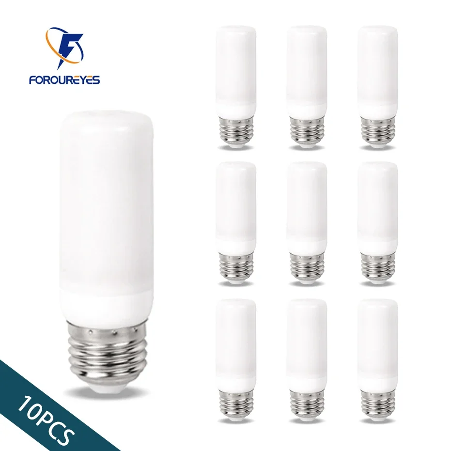 

10pcs E27 LED Flame Light Bulb 85-265V 3Modes Party Effect Light Simulation Dynamic Fire Lamp KTV Festival Garden Decor Lighting