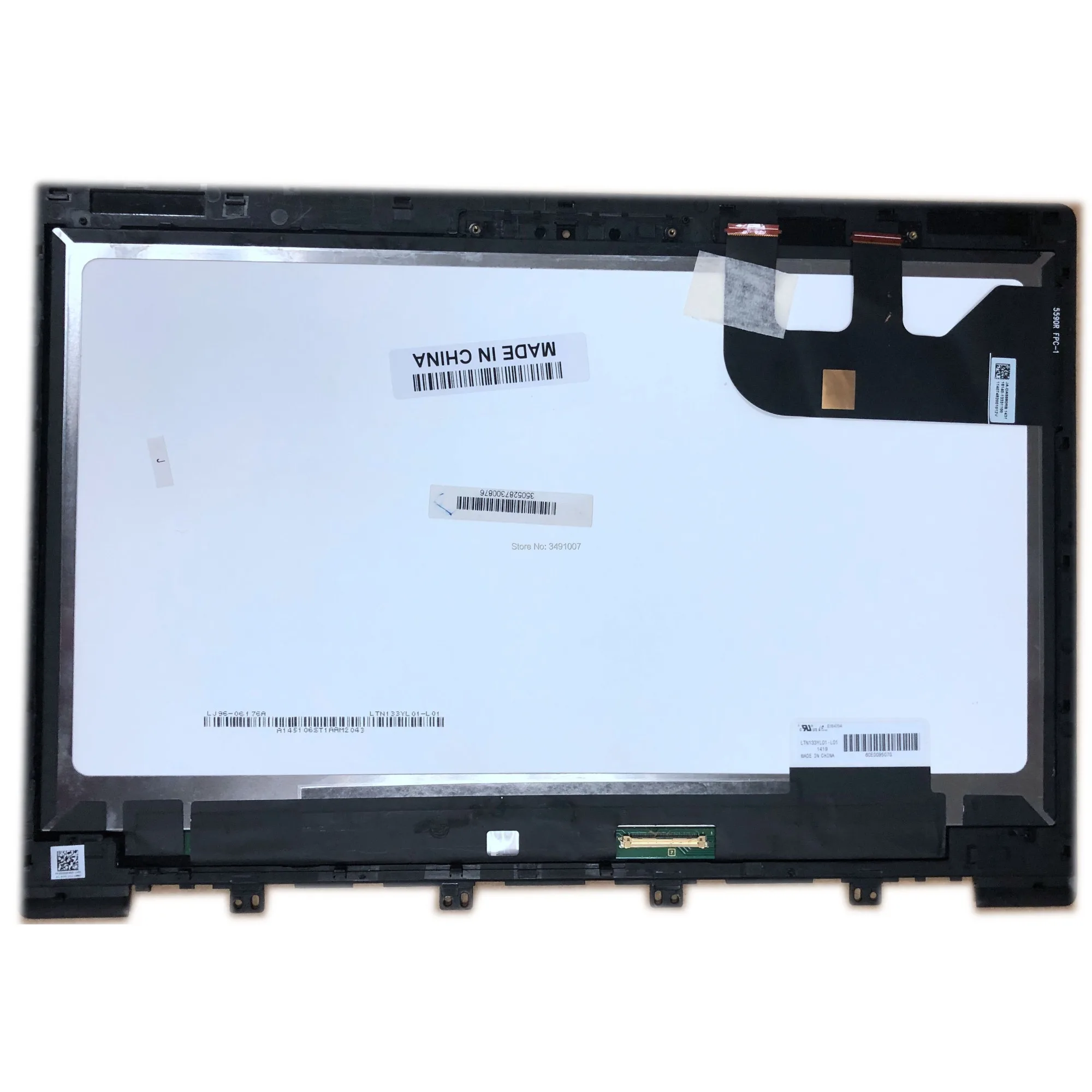 

For ASUS Zenbook UX303 UX303LB LTN133YL01 -L01 LCD Display Panel Touch Screen Assembly + Frame 133"