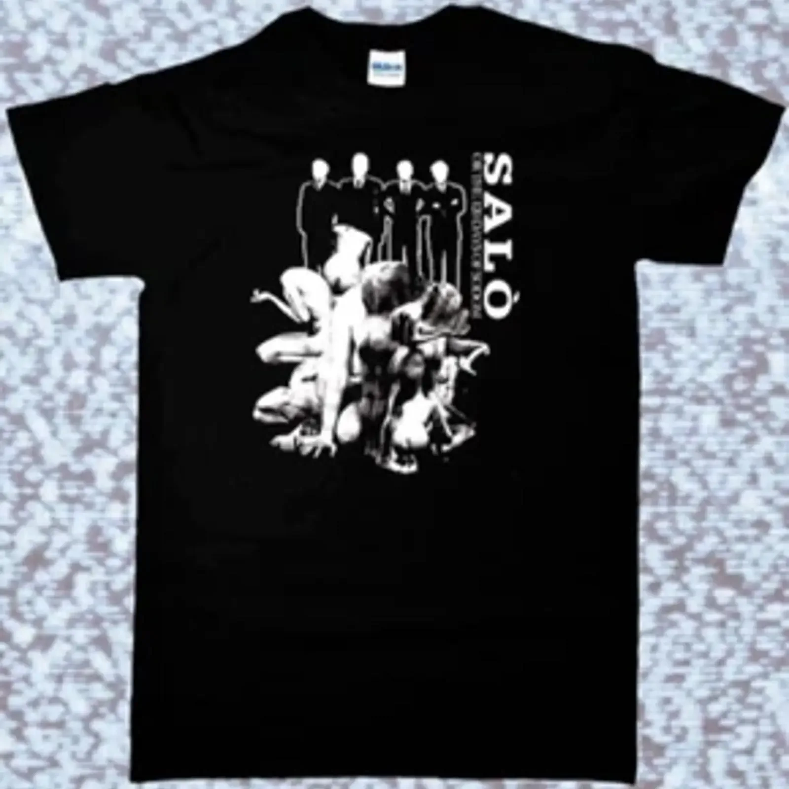 SALO Or The 120 DAYS Of SODOM T Shirt Criterion Pasolini cult film  vintage Washed Top For Everyday Wear Breathable Unisex