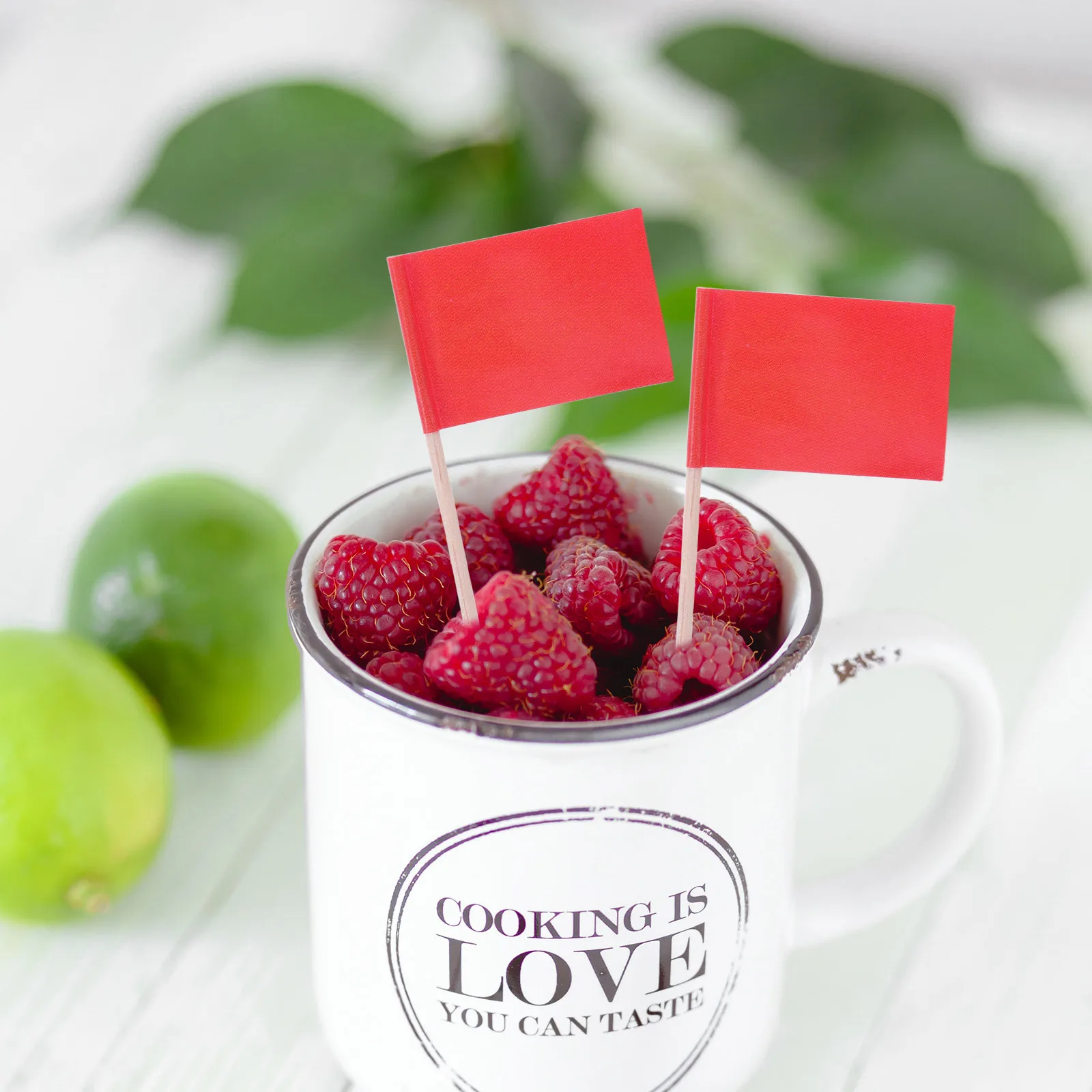 

100Pcs Solid Color Toothpick Flags Mini Stick Cake Cupcake Decoration Party Food Markers Cheese Fruit Cake Flag