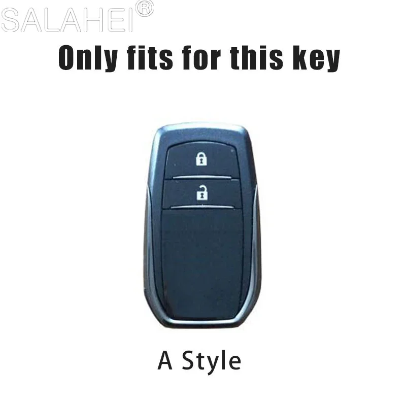 Car Key Case Cover for Toyota Hilux Innova Rav4 Fortuner Yaris 2021 Protector Keyless Sheel Fob Suede Keychain Shell Accessories