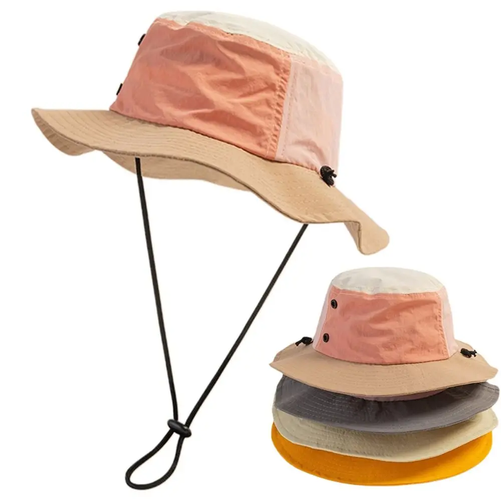 Fish Mountaineering Caps Anti-UV Quick-dry Panama Hat Fisherman hat Sun Protection Bucket Hat For Summer|Camping|Hiking