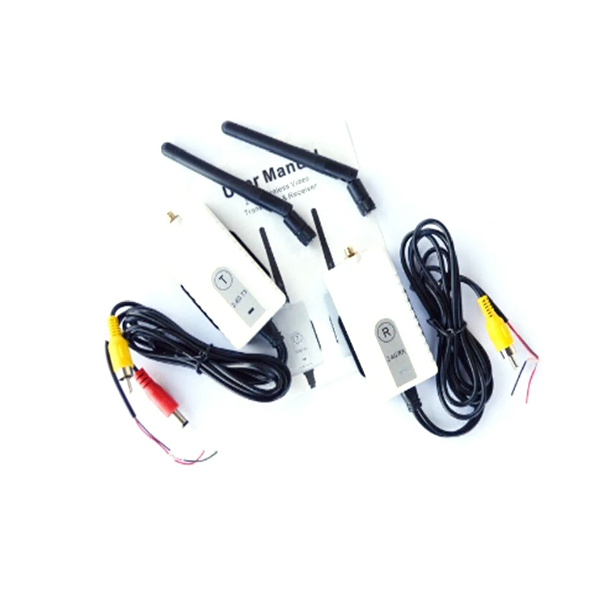 2.4G Vehicle Wireless Transmitter Receiver Kit for Truck Bus Van Lorry RV Trailer Rear View Camera 24V Video Monitor