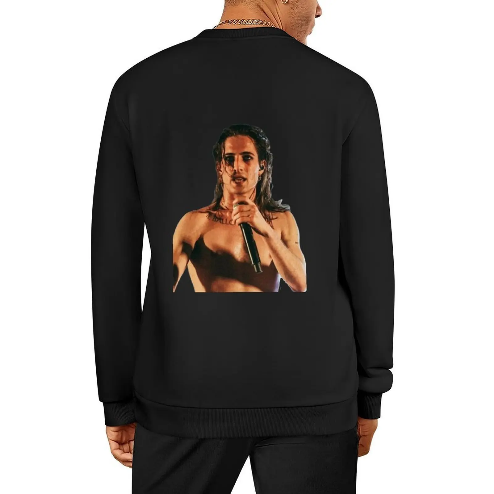 

Damiano David Pullover tracksuits men's clothes mens clothing men's autumn clothes oversize sweatshirts
