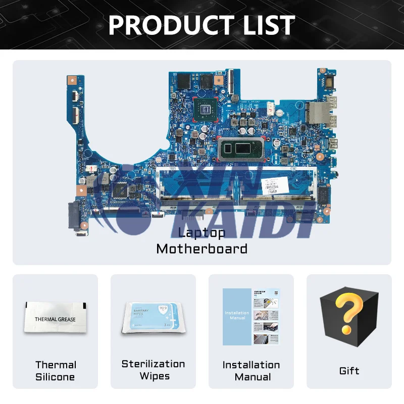 Laptop Motherboard For HP 17-CE X360 L52450-601 448.0G811.0011 18795-1 Computer Mainboard i5 i7 8th 10th MX250 Full Tested