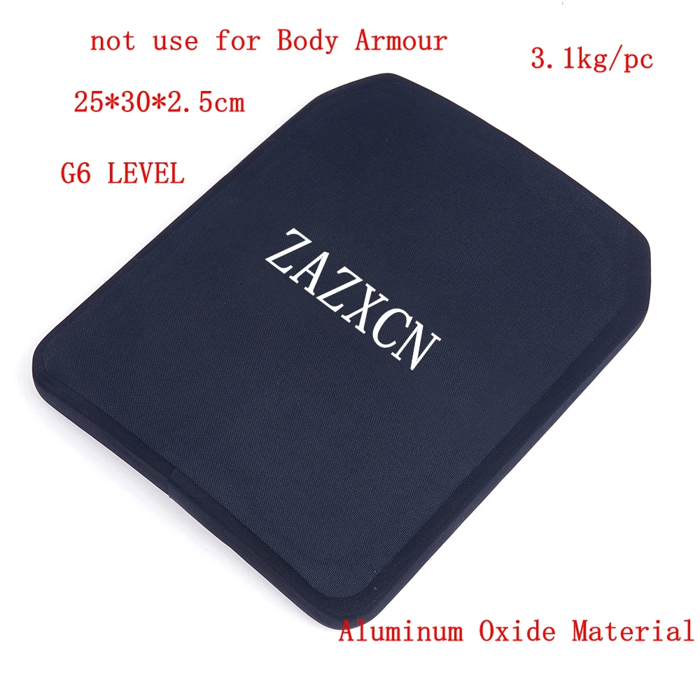 3.1KG 1PC Defensive Shield Alumina Ceramic Plate Protective Tactical Insertion Board Backpack Deck Defense Shield Self-defense