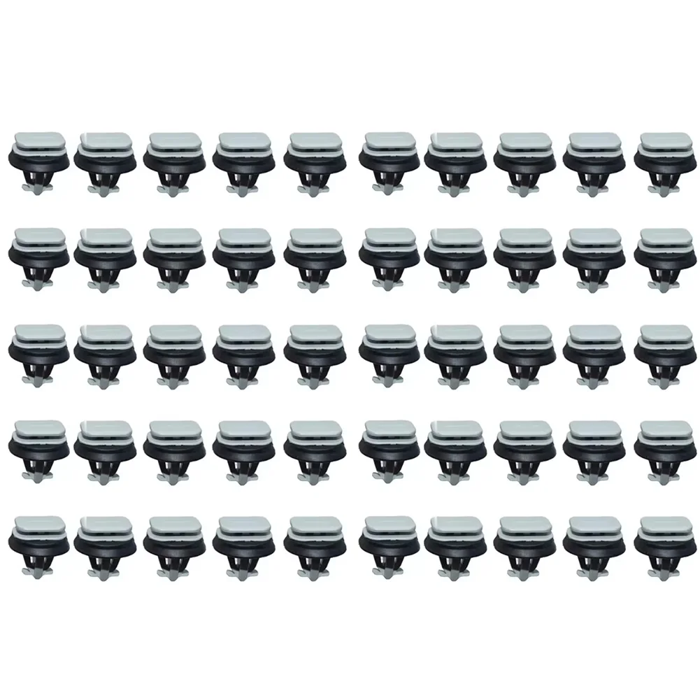 Dimension As Per Drawing A-pillar Trim Clips Gray Plastic Material Multiple Installations OEM Number 5801720444