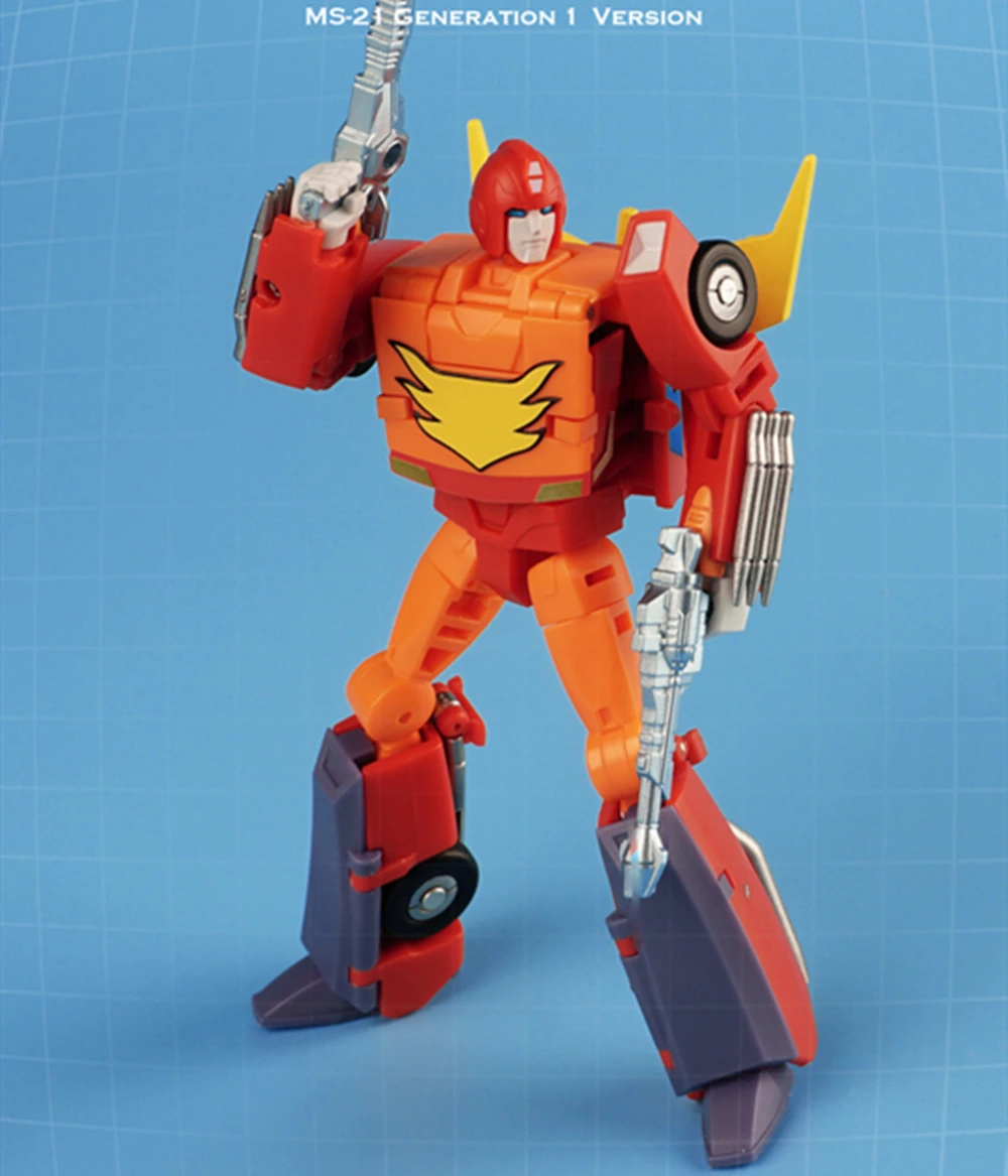 MFT Transformatie MS21 MS-21 G1 Hot Rod Rodimus Prime Flame Walker Mini Pocket Warrior KO Action Figure Robot Speelgoed