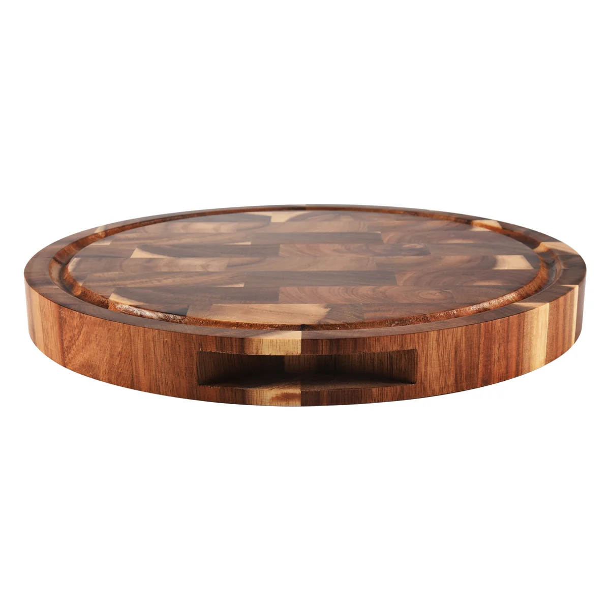 AD30- Wood End Grain Cutting Boards Wooden Butcher Block Meat Cutting Wood Thick Board Round Wood Chopping Boards