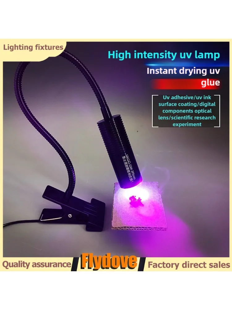 Lampe UV portative portative à faible puissance LED 310nm colle UV durcissement Agent Fluorescent détection stérilisation quotidienne lampe UV spéciale