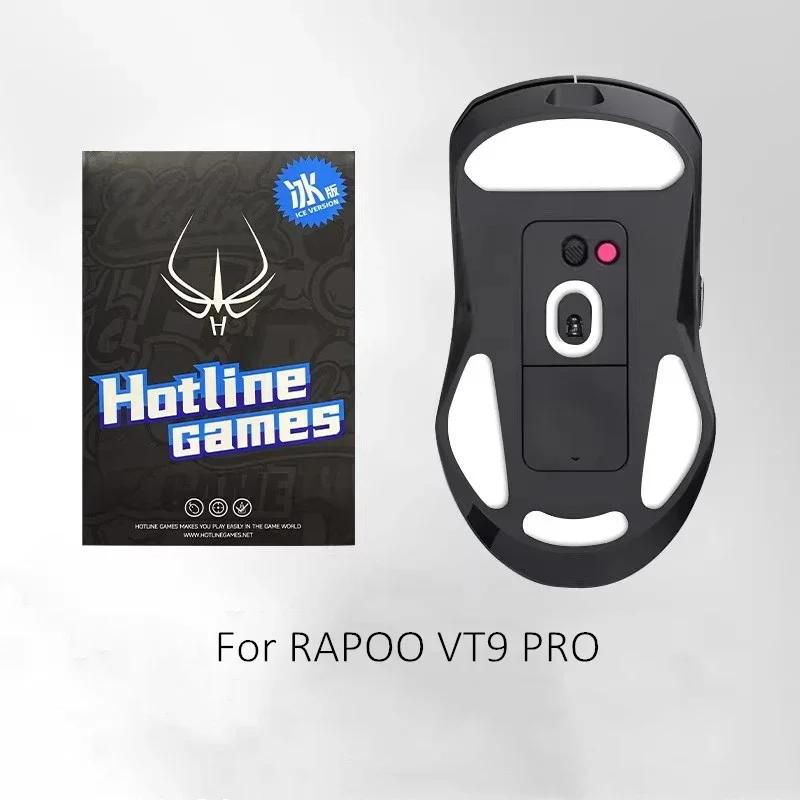 1 Pack Original Hotline Games PTFE Mouse Skate For Rapoo VT9 VT9PRO VT1 VT7 ICE Version White Arc Smooth Mice Glides Feet