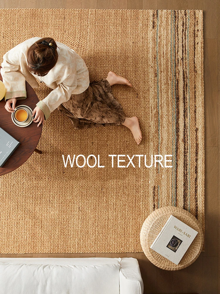 2026 Wool Carpet Rug Bedroom Soft Living Room Sofa Coffee Table Floor Mat Modern Japanese Style Tatami Study Room Floor Mat