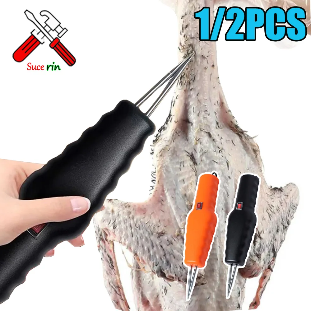 1/2Pcs Electric Handheld Poultry Hair Remove Full Automatic Machine for Chicken Duck Goose Plucking Bird Turkey Kitchen Tools