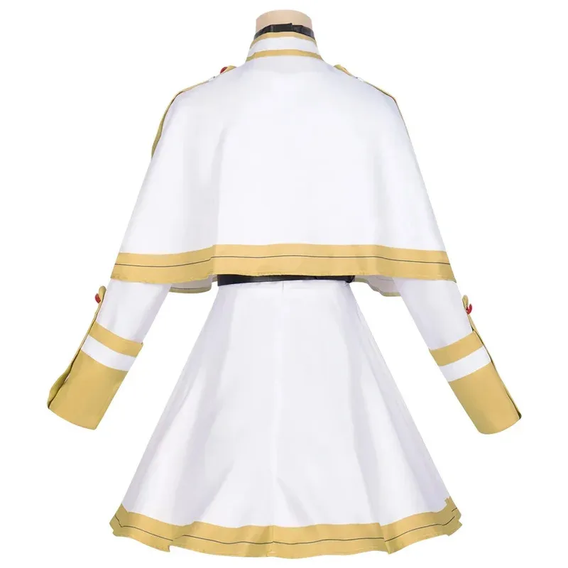 Anime Sousou No Frieren Cosplay Costume Women Retro Magician Dress With Cape Elf Ear Socks Halloween Carnival Performese Clothes