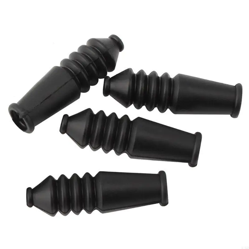 

K1KD 4 Pcs/pack Mountain Folding Dust for Jacket Brake Line V Elbow for Prote