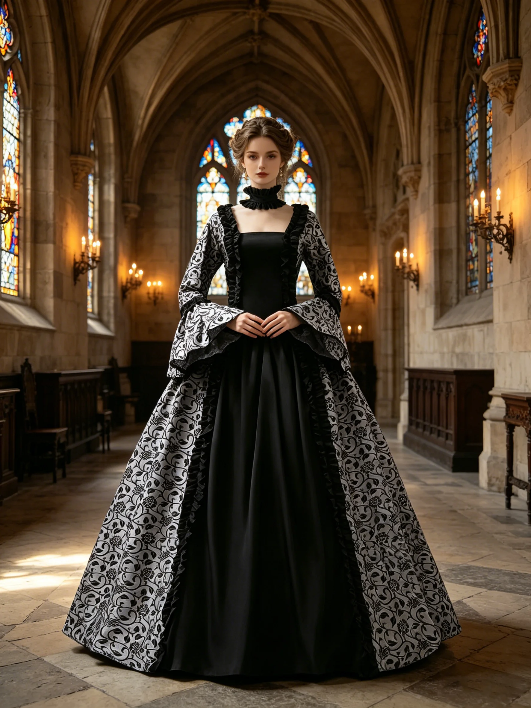Victorian Women'S Formal Wear - Cross border medieval Victorian retro elegant