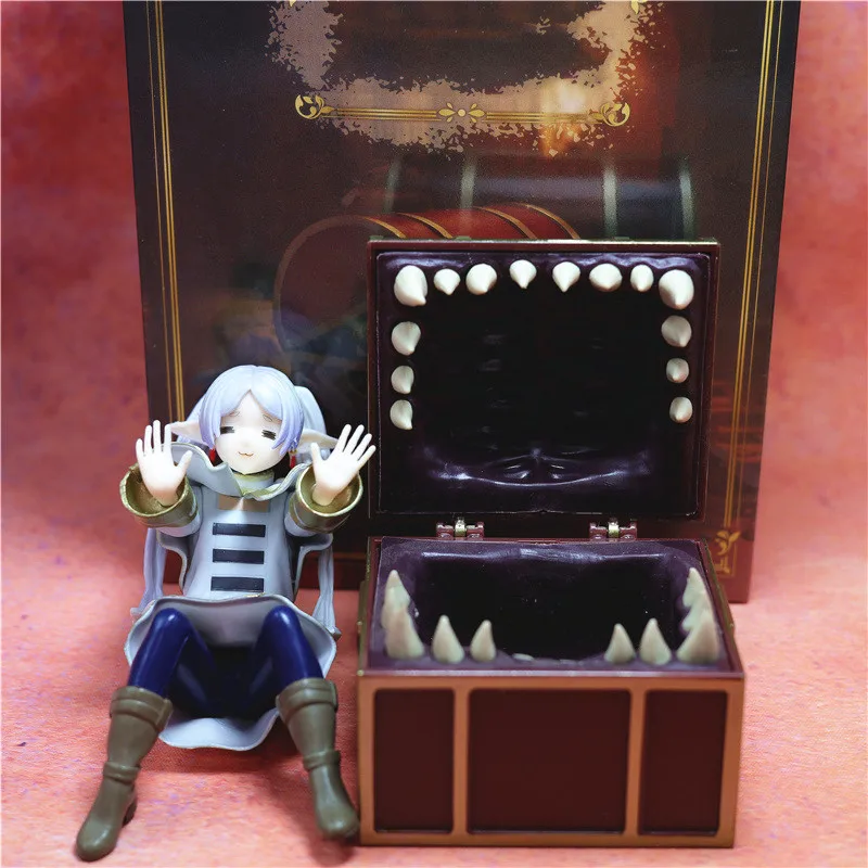 Nova frieren: além do fim da jornada estatuetas kawaii dos desenhos animados figuras de ação estátua bonito decoração do carro bonecas modelo crianças brinquedos presentes