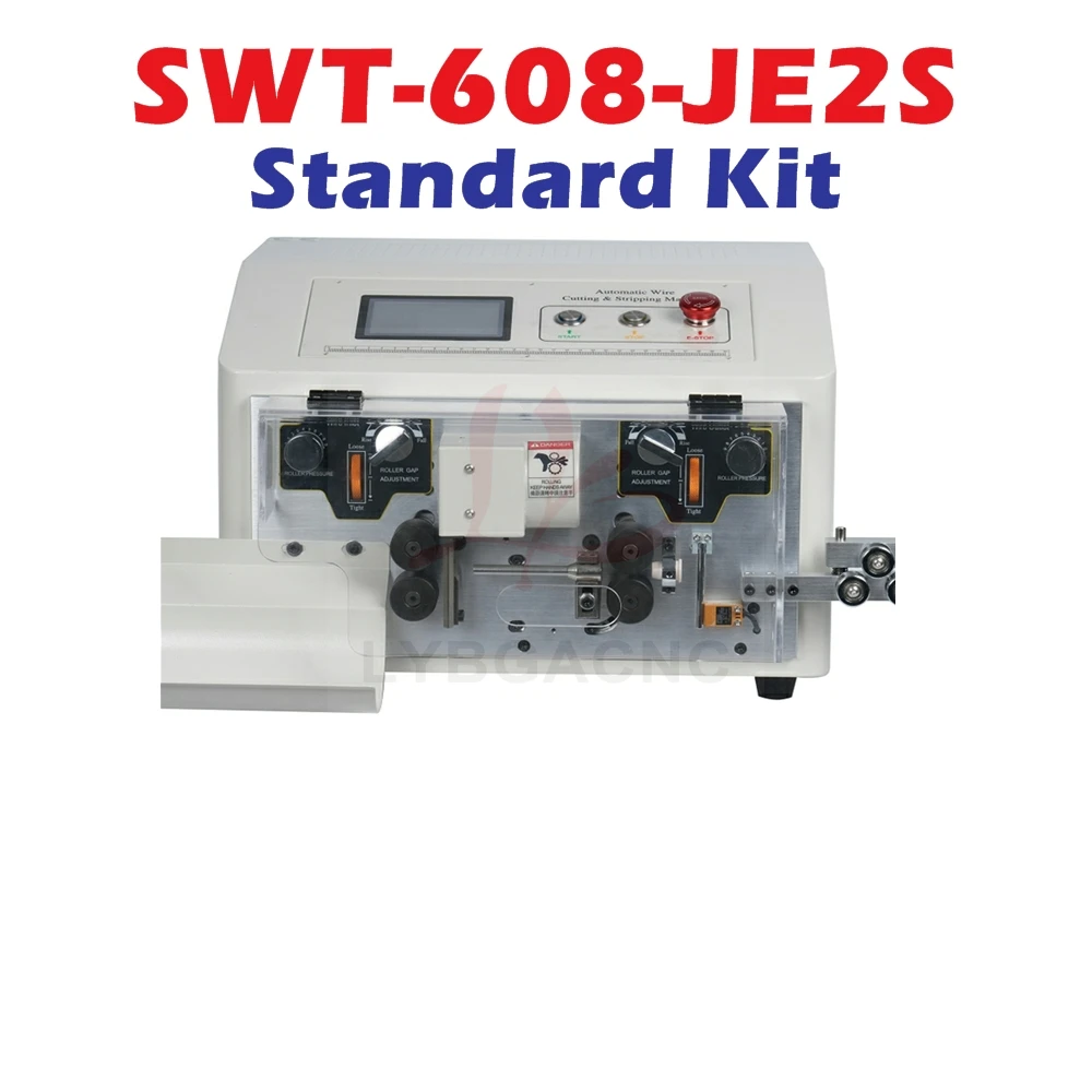 

SWT608-JE2S Automatic Peeling Wire Stripper Stripping Cutting Machine 0.1-10mm2 AWG7-AWG28 220V 110V ouch Screen Control