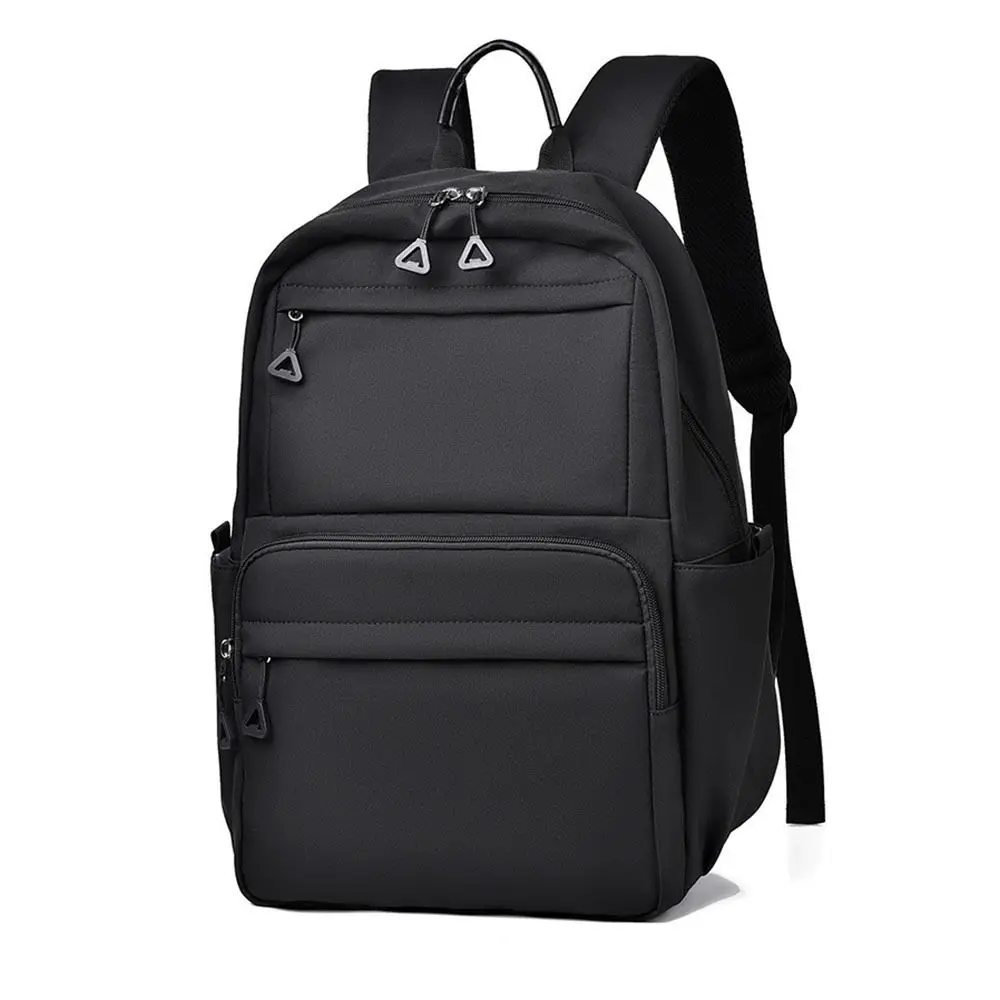 

Повседневный однотонный студенческий рюкзак большой емкости, универсальный рюкзак для ноутбука, легкая школьная сумка в корейском стиле, повседневное использование