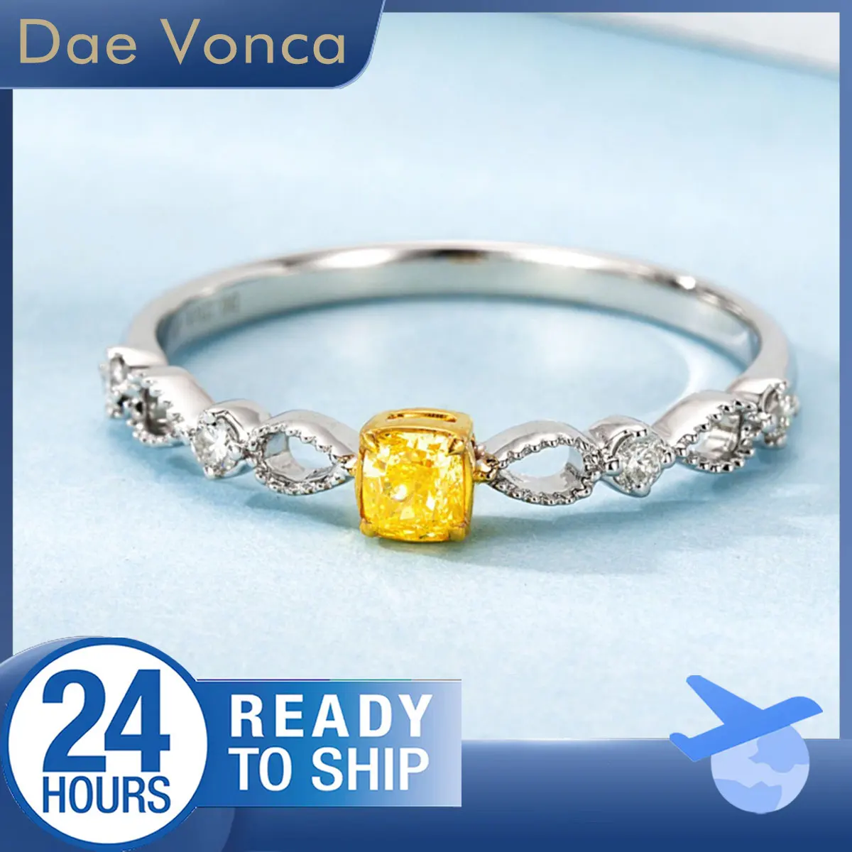 

Кольцо с боковым камнем из белого золота 18 карат, необычное желтое кольцо с подушкой, кольцо с натуральным бриллиантом Milgrain, ажурное кольцо с бриллиантом на хвостовике прокрутки для подарка