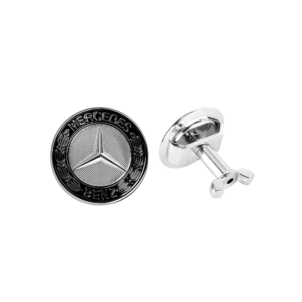 1pc 3D Zinc Alloy Car Front Hood Emblem Bonnet Label Badge Accessorie For Mercedes Benz AMG C E S-Class W212 W222 W176 AMG GT 50