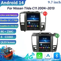 9.7inch For Nissan Tiida C11 2004-2013 Car Radio Multimedia Video Player Navigation 4G GPS CarPlay  Android Auto Screen GPS