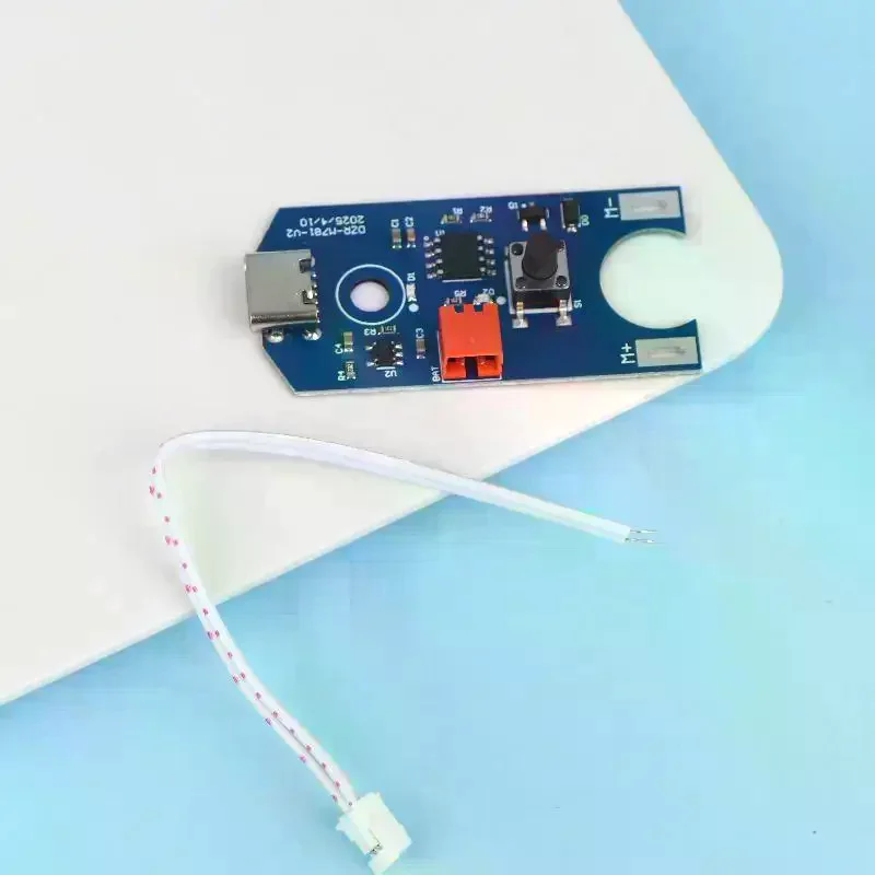 Rechargeable Mini Motor Drive Mainboard Type C Portable Driver Control Board With Switch For DIY Garlic Cutter Water Pump USB