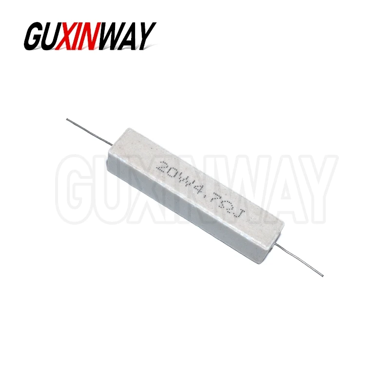 1pcs 20W 5% Cement Resistor Power Resistance 0.1 ~ 10K 0.1R 0.5R 1R 10R 100R 0.22 0.33 0.5 1 2 5 8 10 15 20 25 30 1K 10K Ohm image 5