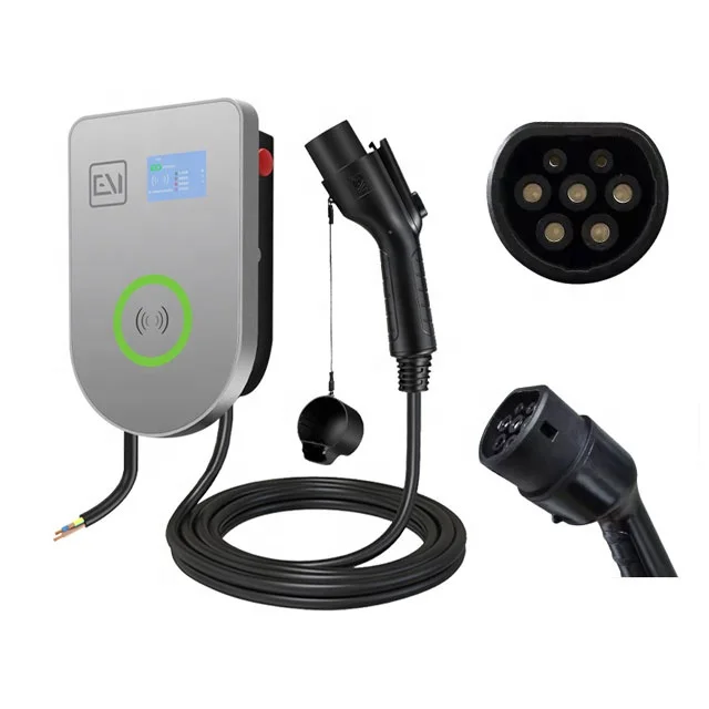 

Wallbox 7kw Fast Ev Cars Charging Station 11kw 22kw Wall-mounted Ev Charger 3-phase With App Ocpp Wifi