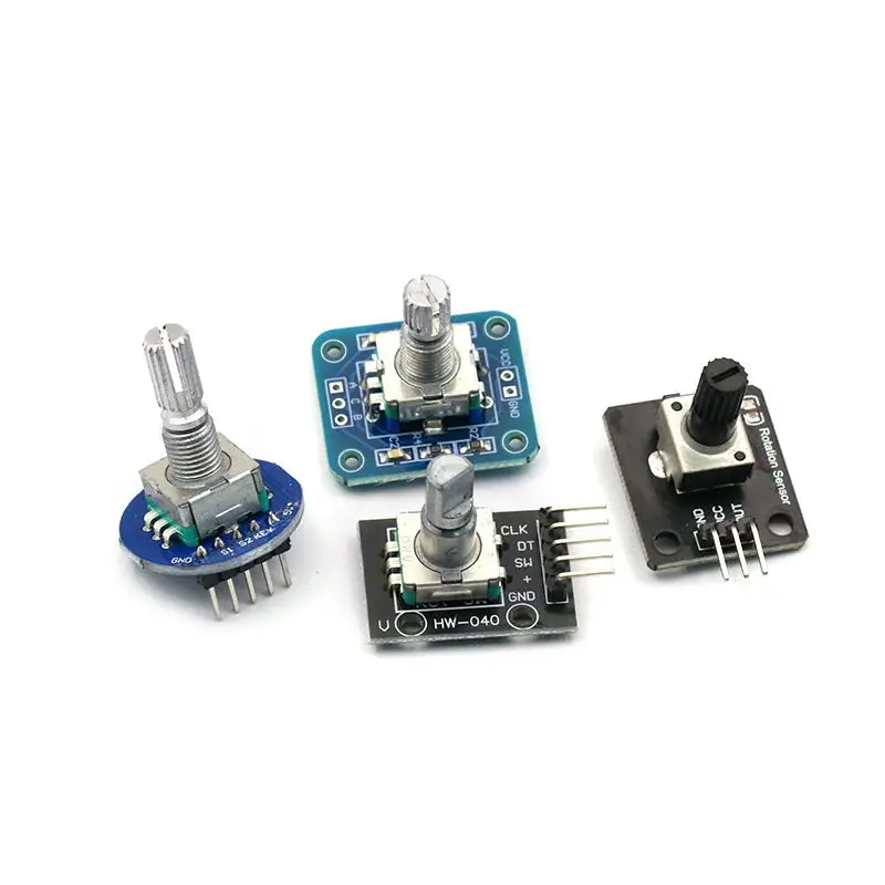 1PCS KY-040 360 Degree Rotary Encoder Module Rotary Knob Cap Potentiometer Digital Pulse Output Digital Rotary Encoder