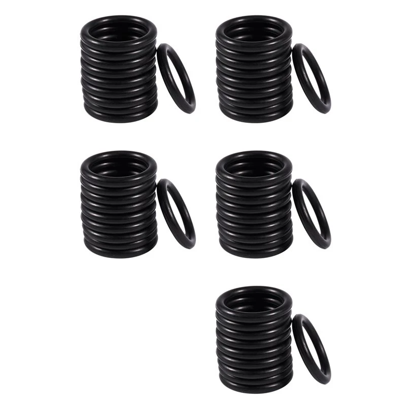 New-50 Pcs Mechanical Rubber O Ring Oil Seal Seals 15 Mm X 9 Mm X 3 Mm