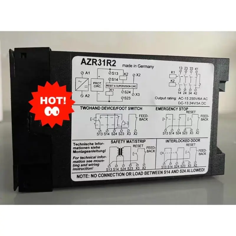 

Second-hand test OK for SCHMERSAL relay AZR31R2-24VDC 1 piece