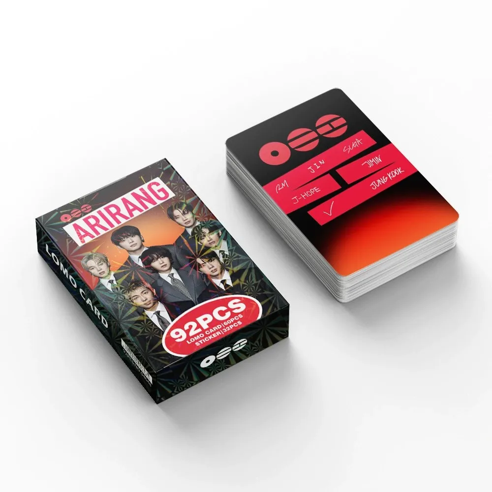 BTS ARIRANG World Tour Lomo Cards 55Pcs 92Pcs Optional Double