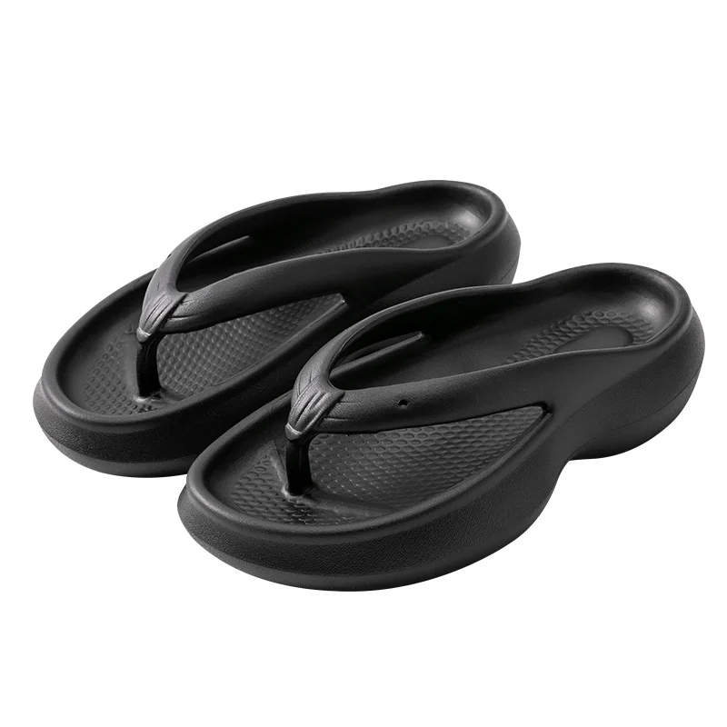 Couples Flip Flops For Men Women  2022 Summer Outdoor Solid 7 Clolor Anti-skid Beach 5cm Thick Sole Platform Slipper