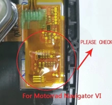Imagem -04 - Display Lcd com Tela Sensível ao Toque Apenas Tela Sensível ao Toque Peças Opcionais Bmw Motorrad Navigator vi Nova Versão