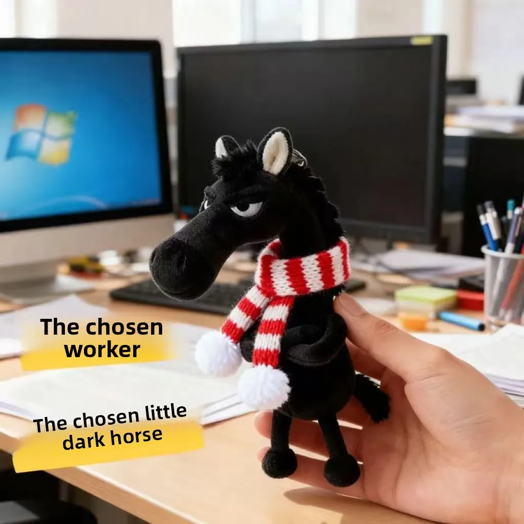 2026 Nowa Seria Dark Horse Fajny Pluszowy Wisiorek Zodiakalny – Akcesorium do Torby i Brelok