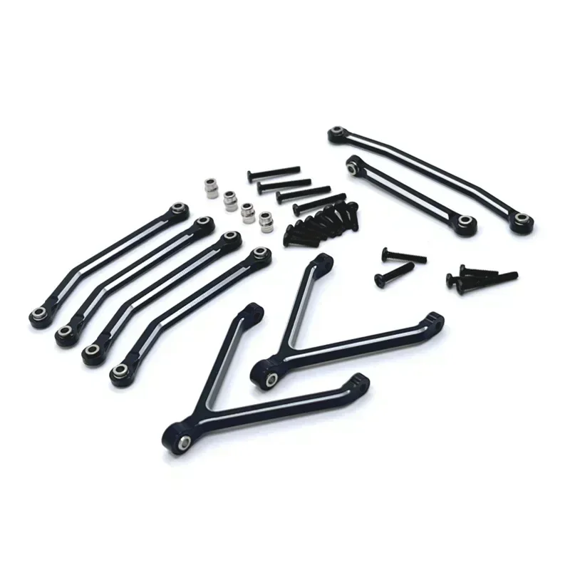 

Подходит для FMS 1/24 Xiaoqi FCX24, запасные части для радиоуправляемых машин, металлический улучшенный рычаг шасси, рулевой рычаг.