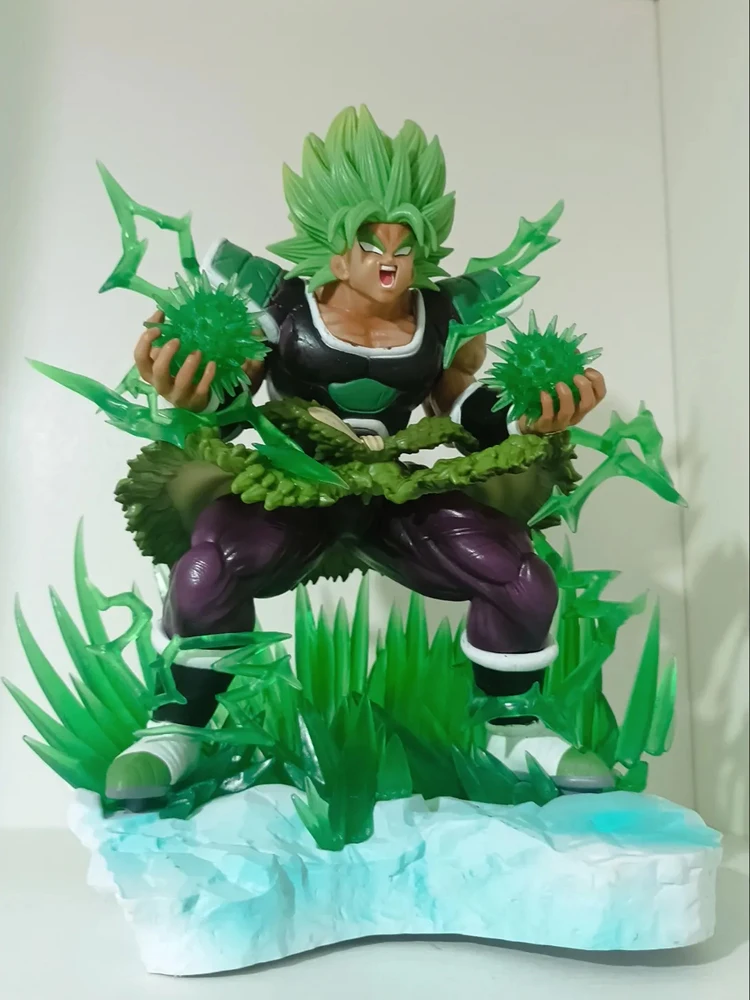 

25cm Dragon Ball Broli Figure Anime Figures Broly Figurine PVC Statue Collectible Decoration Figura Children Birthday Model Gift